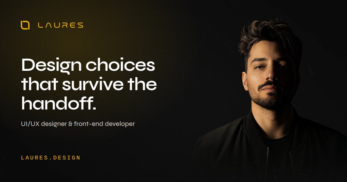 UX/UI & Design Systems · Services — Laures