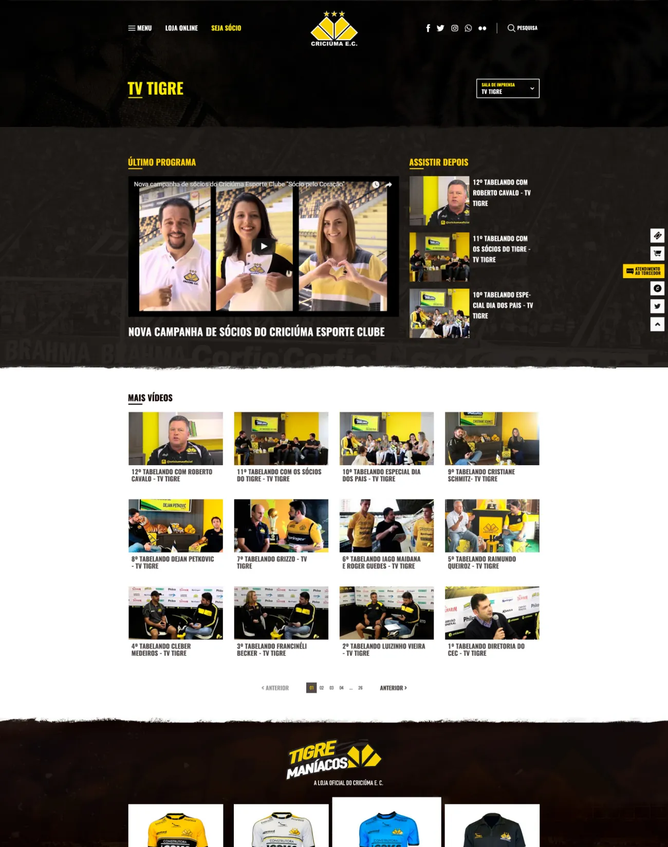 TV Tigre: the latest programme and the video archive