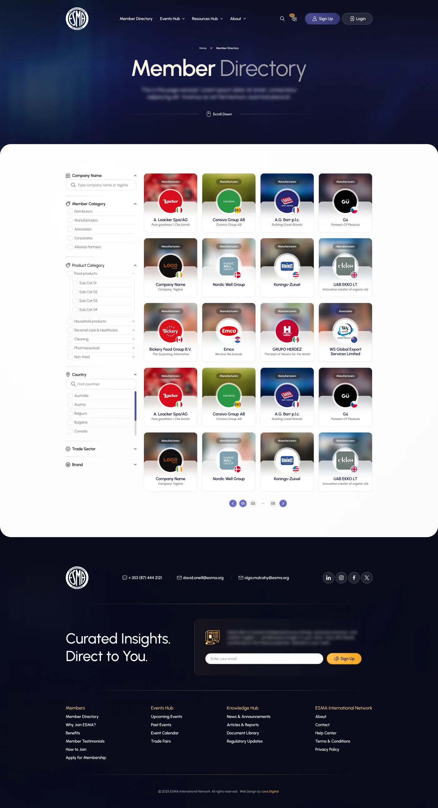 Member Directory: the searchable network