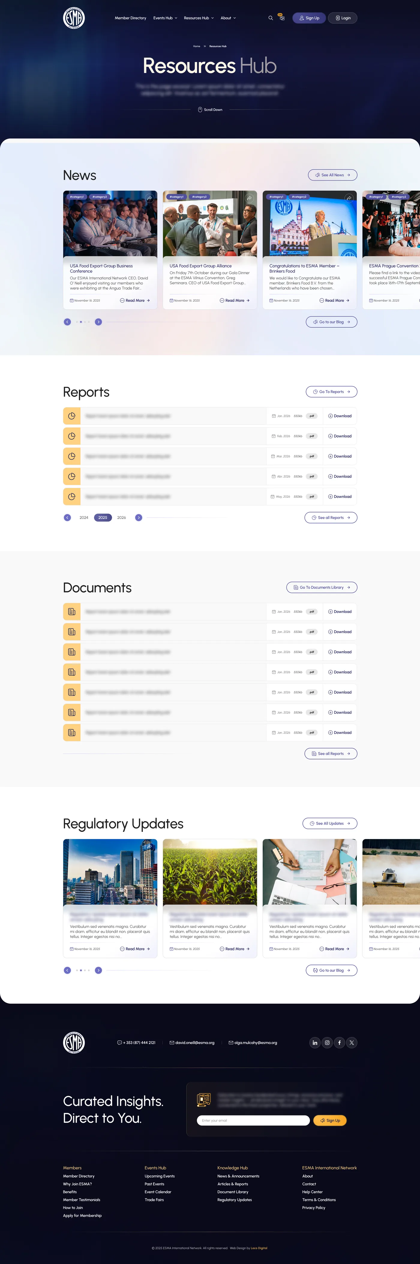 Resources Hub: news, reports and regulatory updates